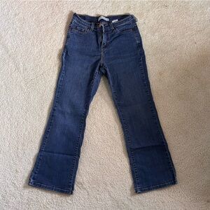 Levi's Dark Blue Boot Cut 512 Jeans Short